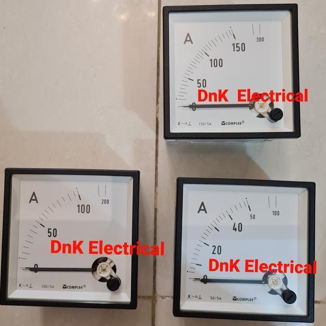 Ampere Meter Ac ( Via Ct )Merk Complee
