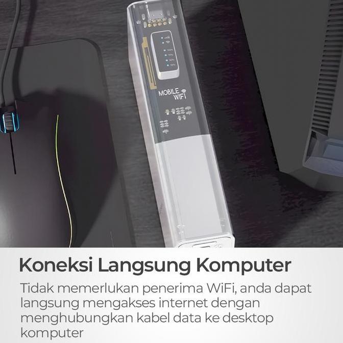 Gavanazz - Hi Net MF932 Router Power Bank Portabel 15Mbps 8mAh Semua Operator