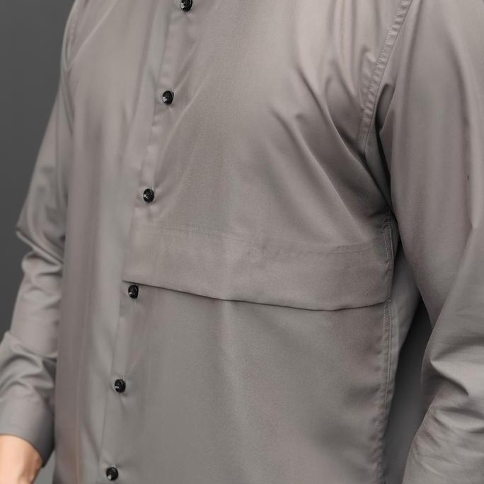 Adha Series GREY Koko Polos Terlaris