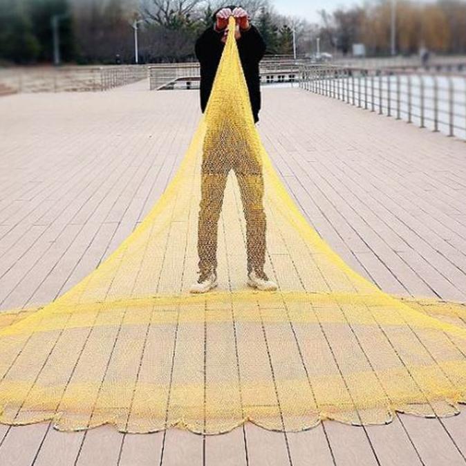 Fishing Net Jala Ikan Jaring Lempar Tanpa Ring Nelayan - JARING BAGUS [terbaik]