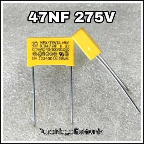 Murah (1) Kapasitor 47NF MKP 473 275V Capacitor 47N 0,047uF putran1a Juara
