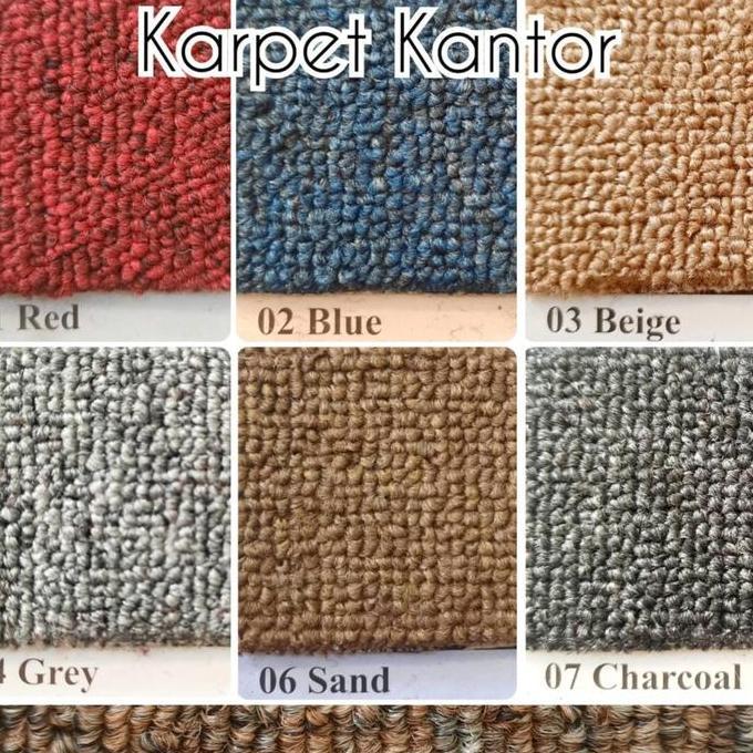 Karpet lantai karpet kantor karpet meteran polos karpet hotel lebar 4m