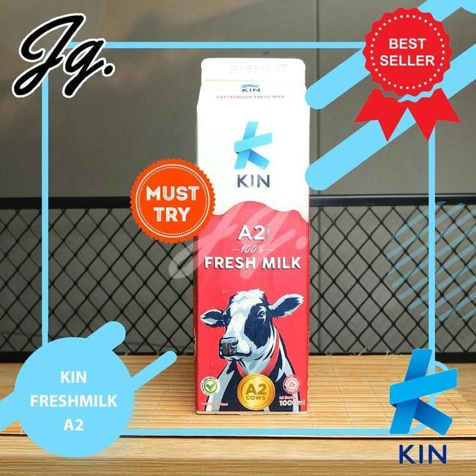 Kin Milk Fresh Milk Vit A2 | Susu Kin Fresh Milk 1 Liter - 1 Karton