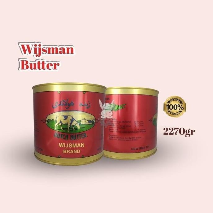 Wisman Butter Dutch Original 2270 Gram Mentega Wysman / Wisman 2 Kg