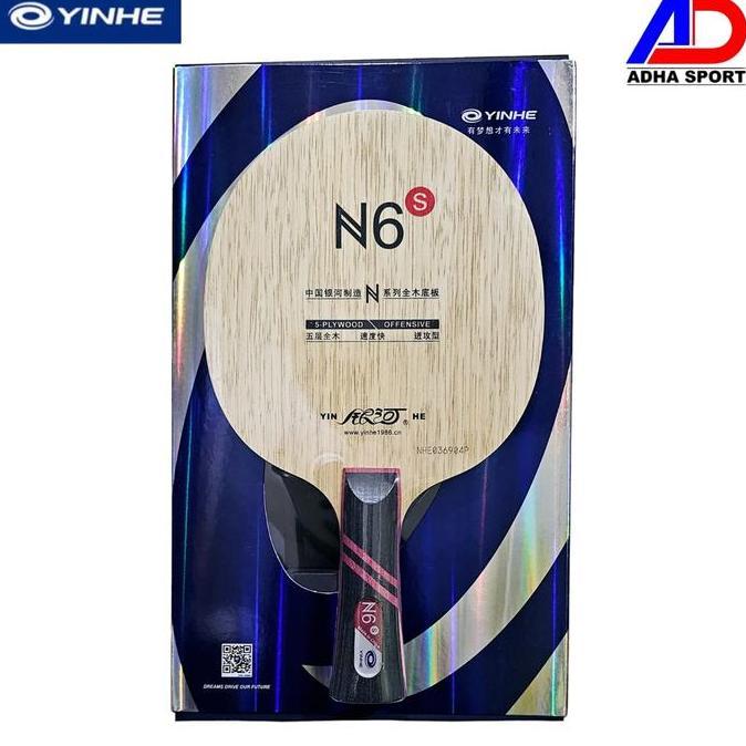 Yinhe N6S / N6 S Kayu Bet Tenis Meja Pingpong Offensive Original