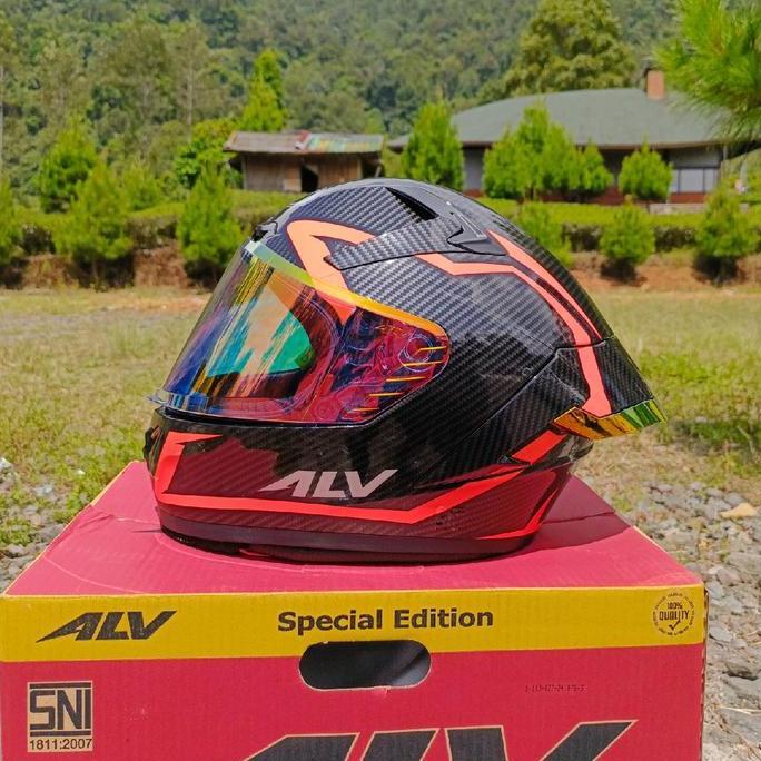 Terlaris Helm Alv Genesis Full Face Motif Original | Helm Genesis Motif Cybrog | Helm Alv Genesis Mo