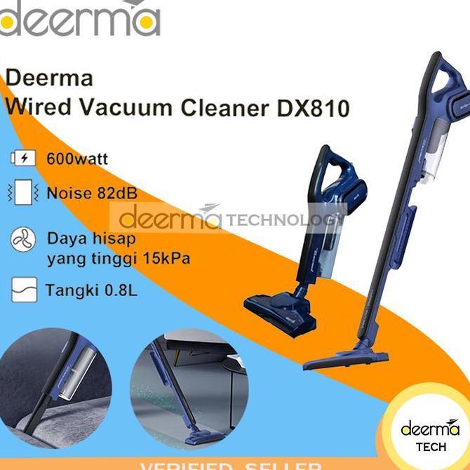 Deerma DX810 Vacum Vacuum Cleaner Derma Penghisap Debu Lantai 600W