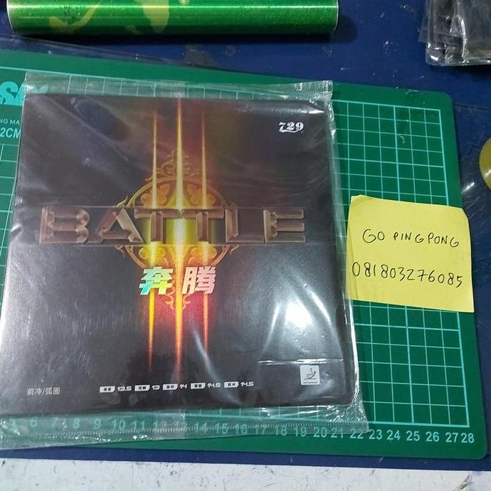 TERMURAH - 729 battle III/battle 3 (merah dan hitam)