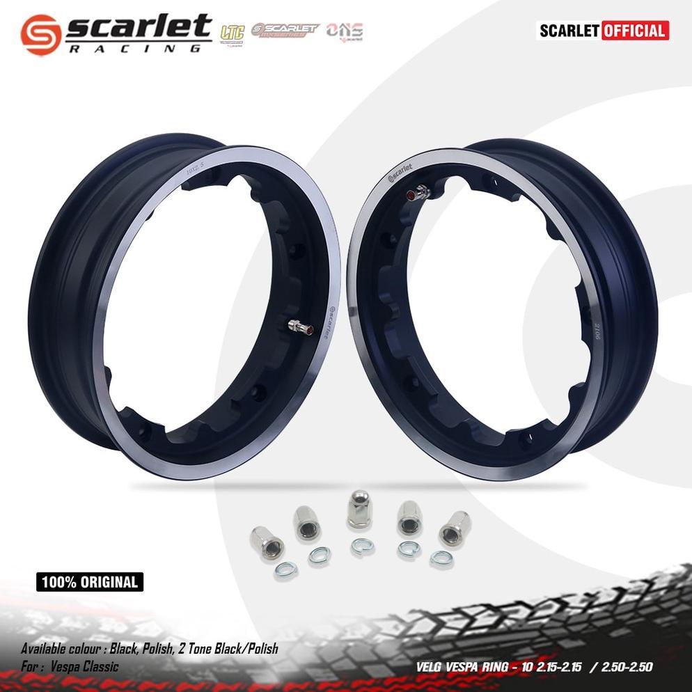 Scarlet Racing - Velg Pelek Rim Alloy Vespa Ring 10