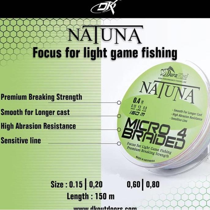 Duraking Natuna X4 PE 0.6,0.8 Multicolor 150m