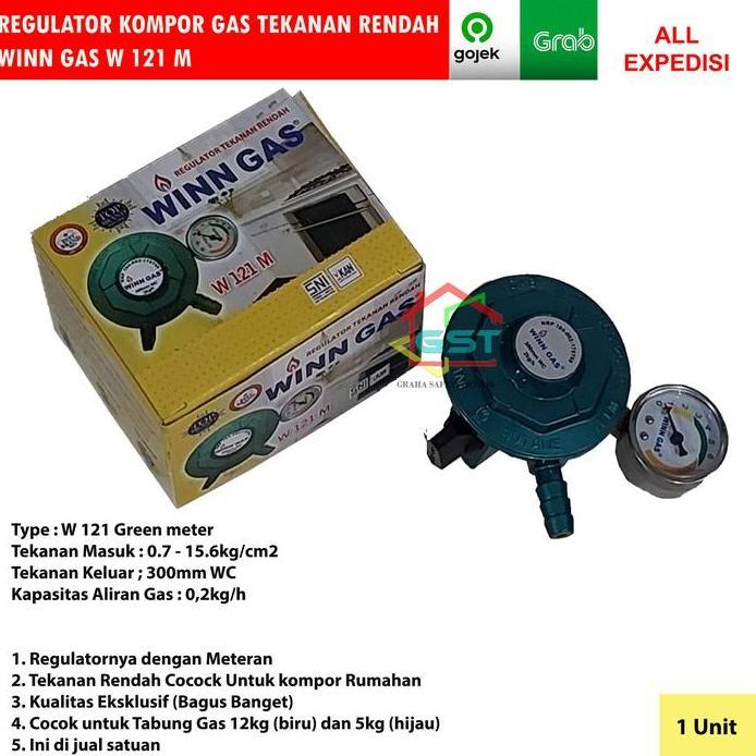 Winn Gas regulator kompor gas w 121 m/tekanan rendah W 121 M