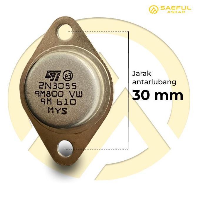 Transistor final audio MJ2955 dan 2N3055 sparepart