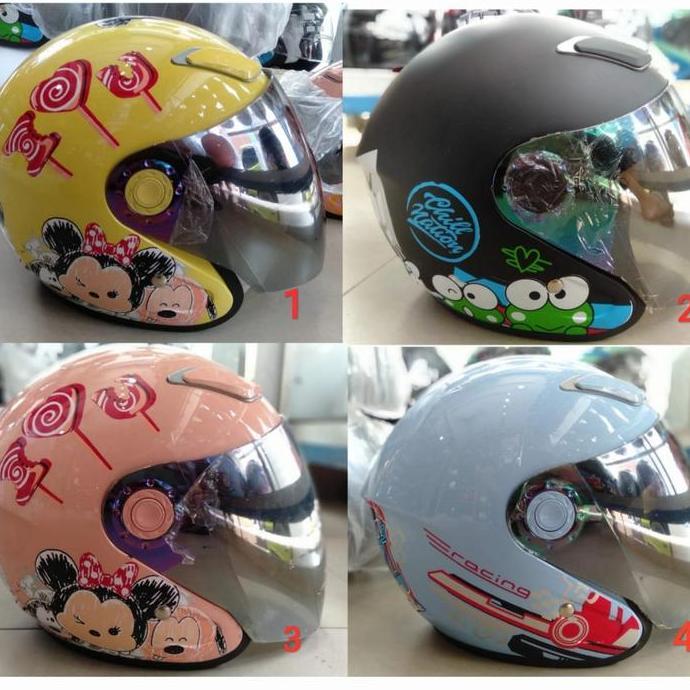 HELM ANAK -ANAK MEREK DNS MOTIF 3-9 TAHUN