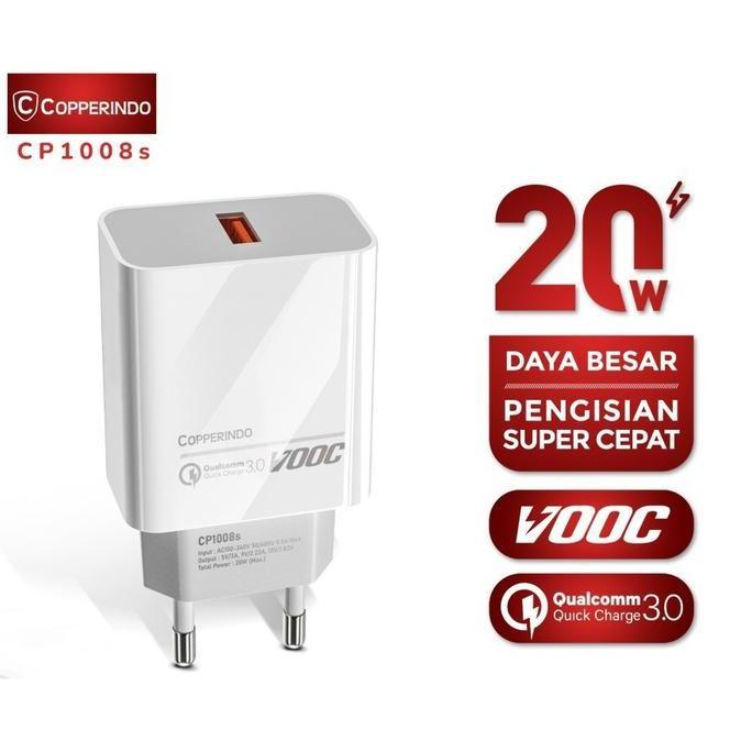 Copper Charger Fast Charging 18Watt ( Series CP1008s )