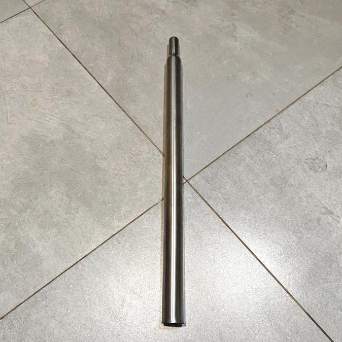 Seatpost Union Jack Titanium Silver Bromptonn Lipat 3-New+ Karet Bawah Union Jack  Sale