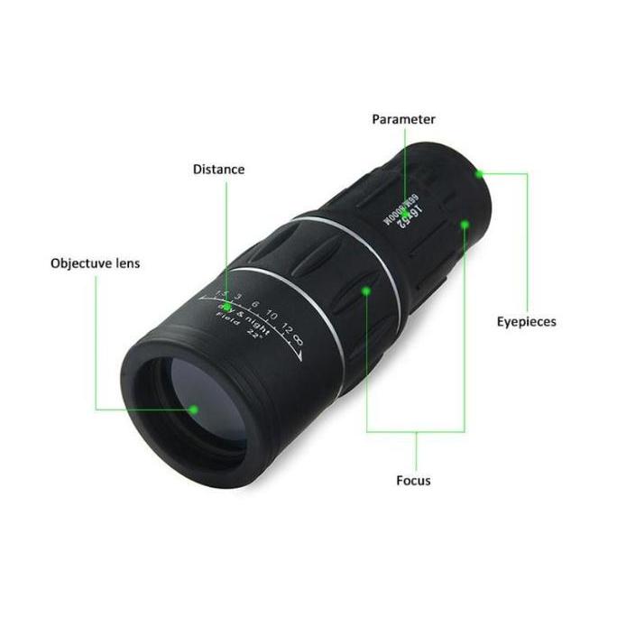 Terjangkau Teropong 16X15 Mini Jarak Jauh Fokus