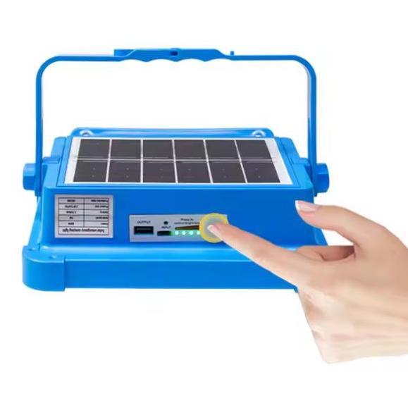 Spesial Tms Lampu Tenaga Surya Led Solar Panel 50W 100W Bisa Menjadi Powerbank Cocok Untuk Camping T