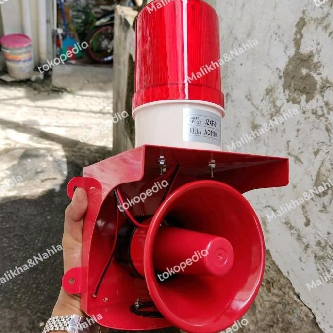 24 Volt Industrial Sound And Light Alarm Siren Waterproof/Dustproof  Sale