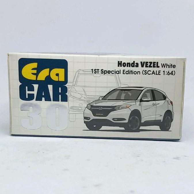 era car eracar 30 honda vezel hrv hr-v white 1st special edition diecast 1/64 (s)