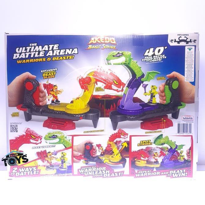 Legends of Akedo Beast Strike Serpent Fury Arena