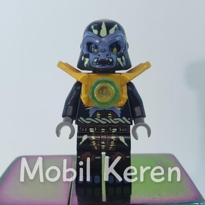 Lego original Minifigure Chima Gorzan with Pearl Gold Heavy Armor