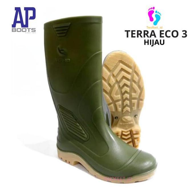 AP BOOTS TERRA ECO 3 - AP TERRA ECO 3 SIZE 38 - 43 - AP BOOTS HIJAU - HITAM - KUNING - ORANGE - SEPA