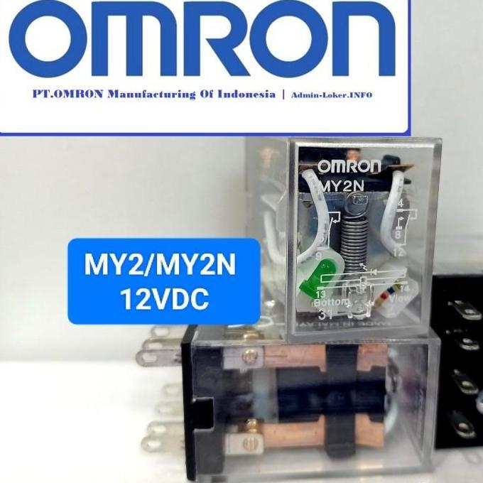 relay Omron original my2n/my2 12vdc 8kaki/relay Omron/relay omron PROMO