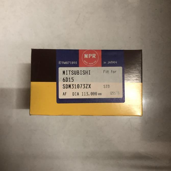 RING PISTON/RING SEHER MITSUBISHI FUSO 6D15 NPR TERBATAS