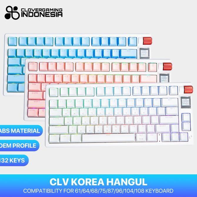 Oka_varini - CLV Korea Hangul Layout ABS Keycap Set Mechanical Keyboard