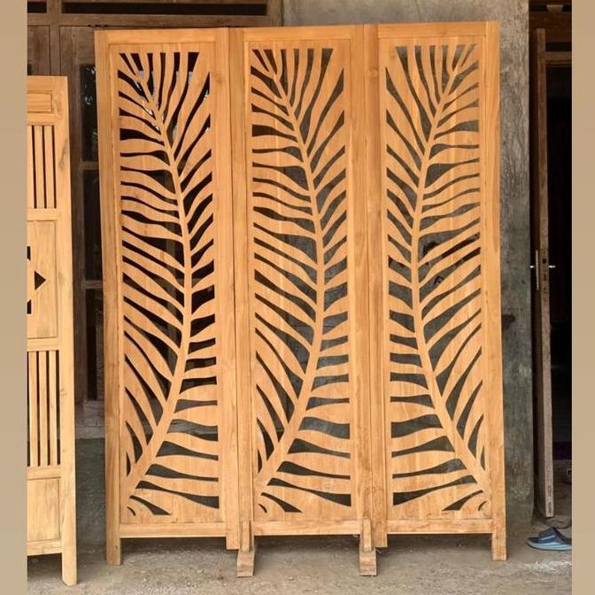 SKETSEL PENYEKAT RUANGAN MINIMALIS SKETSEL KAYU JATI JEPARA