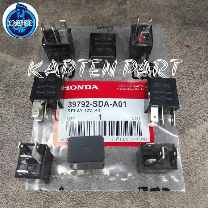 RELAY 12 VOLT 40 AMPER KAKI 4 UNIVERSAL RILEY12V 40A PIN 4 MURAH