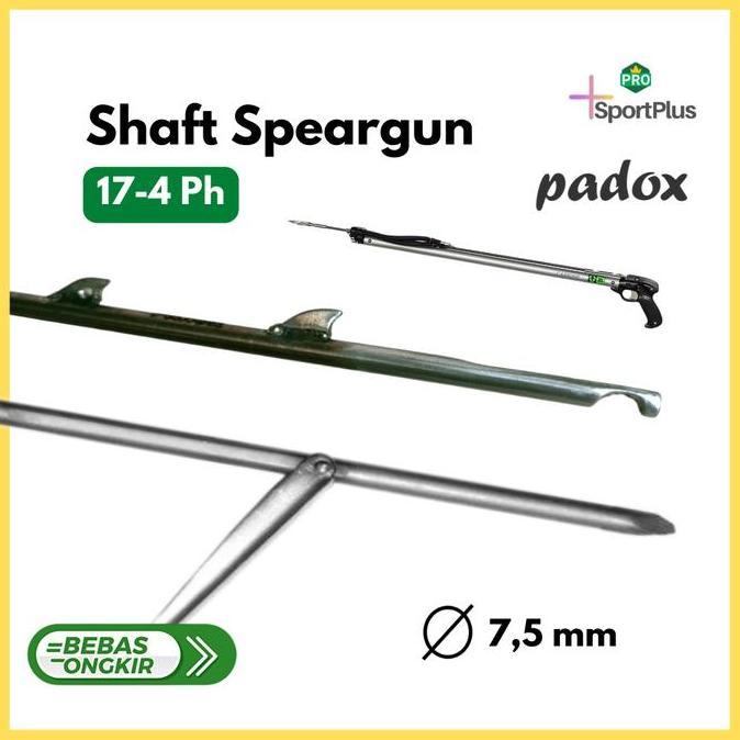 Promo Shaft Speargun 7,5mm 17-4 Ph Spring Stainless Panah Tembak Ikan Diving Diskon