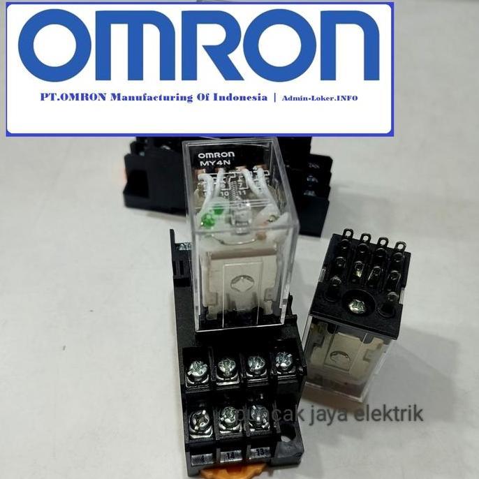 relay Omron original my4/my4n 12vdc 14 kaki 5a set socket/relay Omron/relay my4n RESTOCK
