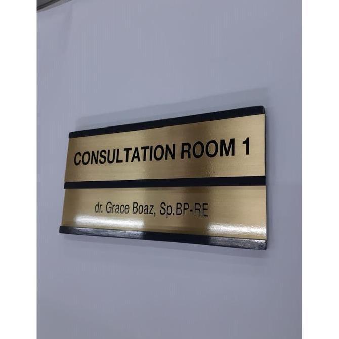 Signage Nama Ruangan Dokter