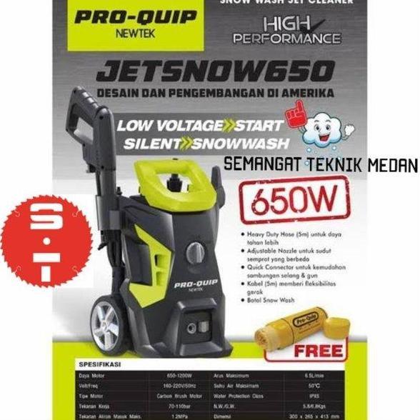 MESIN STEAM CUCI SALJU MOBIL MOTOR JET CLEANER SNOW WASH PROQUIP 650 ORIGINAL DAN TERPERCAYA