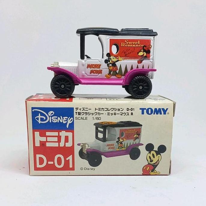 TOMICA TYPE-T FORD F11-1 DISNEY MICKEY MOUSE D-01 TOMY BIRU DIECAST (D)