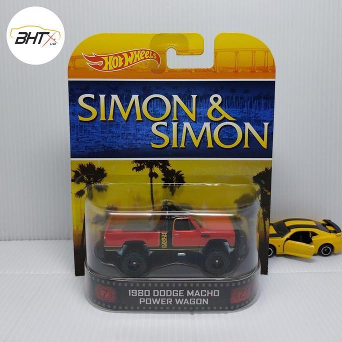 Hot Wheels Entertainment 1980 Dodge Macho Power Wagon Simon & Simon 2014 Mix 1 Retro Hotwheels