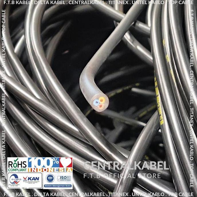 SNI Central Kabel Listrik NYYHY 3x0.75 NYYHY 3x0,75 NYYHY 3X0.75mm Mtr