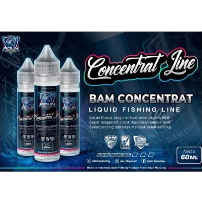 bam concentrat line adun mancing penenggelam senar pancing