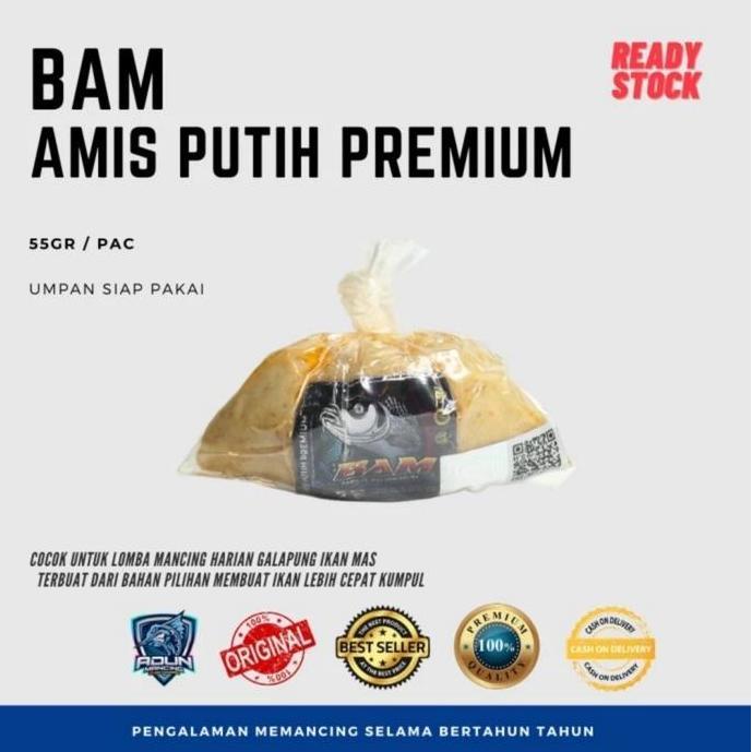 Bam amis putih premium adun mancing Bam app - umpan ikan mas by adun mancing