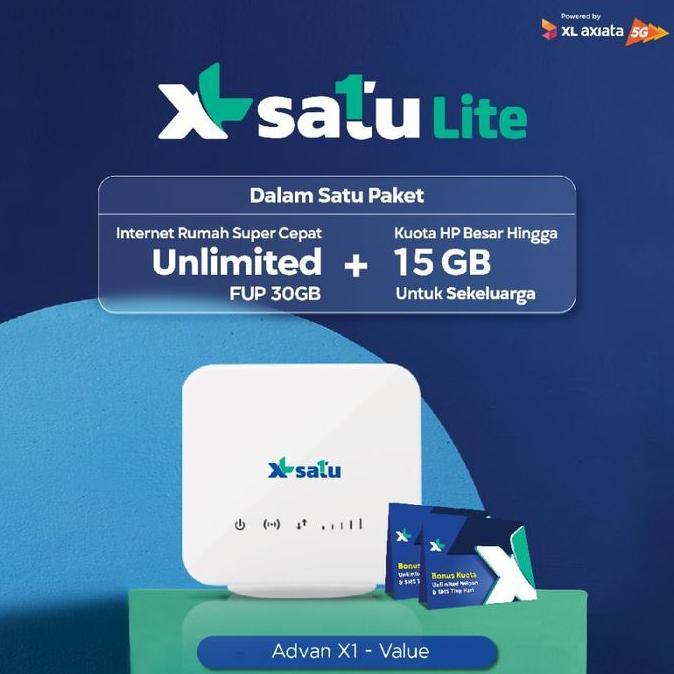 New- XL UNLIMITED XL Satu Lite Unlimited Family Super Ultimate Unlocked