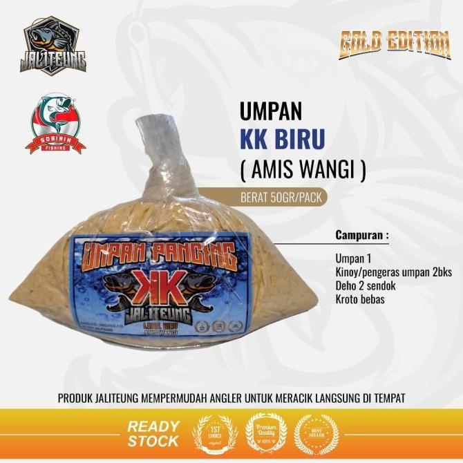 umpan pancing kk jaliteung kk biru - umpan ikan mas