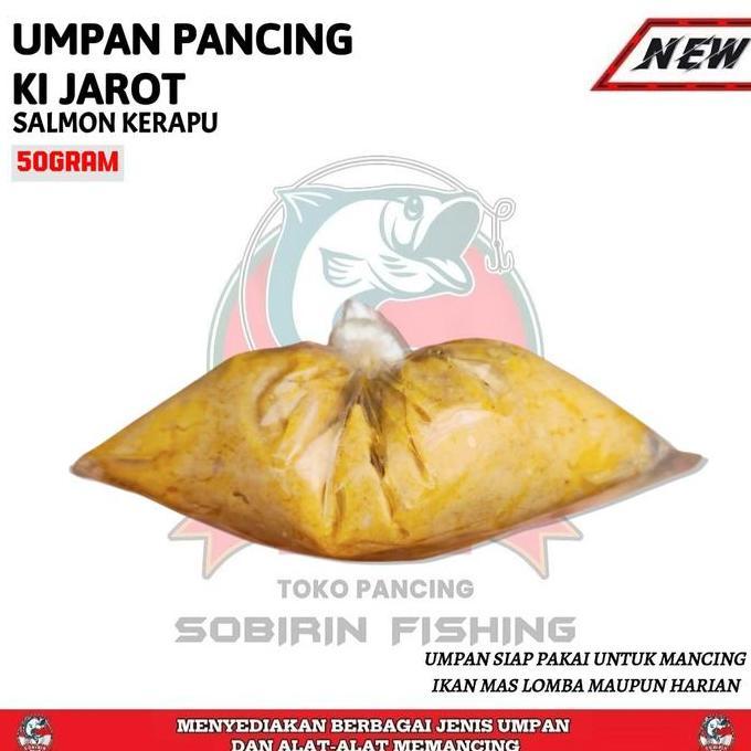 umpan siap pakai salmon kerapu ki jarot - umpan ikan mas