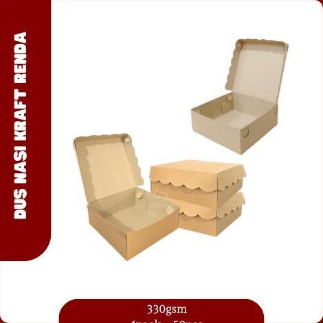 New- Dus Nasi Kotak 20x20 | Dus Nasi Catering ukuran 20 | Box Nasi