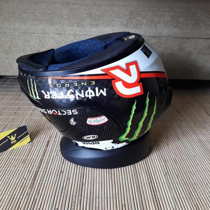 Donat Helm Universal Warna Hitam Merah Biru / Tatakan Helm Nolan, Arai, Agv, Hjc, Shoei, Dll