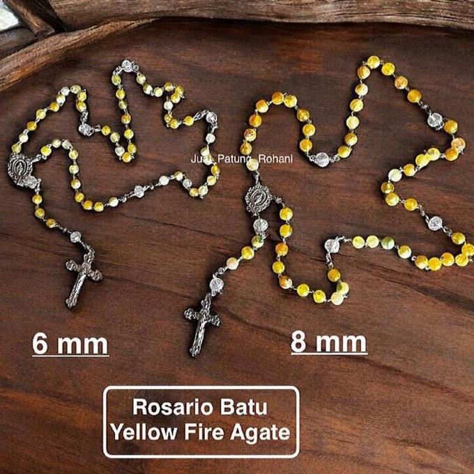 @#@#@#] Rosario Batu Yellow Fire Agate