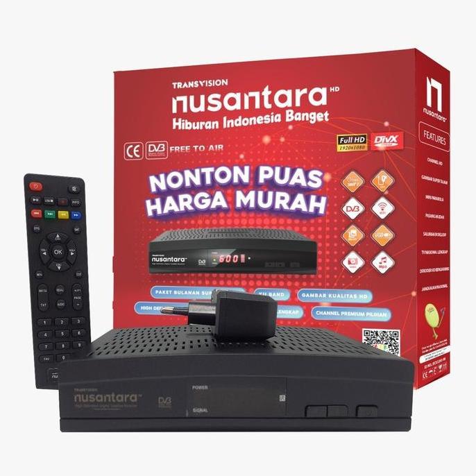 New- RECEIVER PARABOLA RCV TRANSVISION NUSANTARA MERDEKA HD