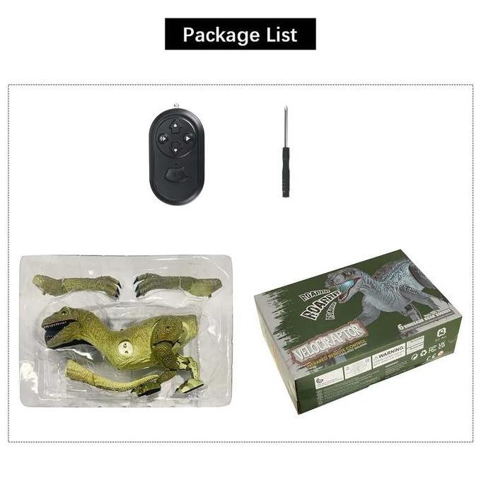 RC DINO / DINOSAURUS VELOCIRAPTOR MAINAN REMOTE CONTROL ROBOT DINOSAUR