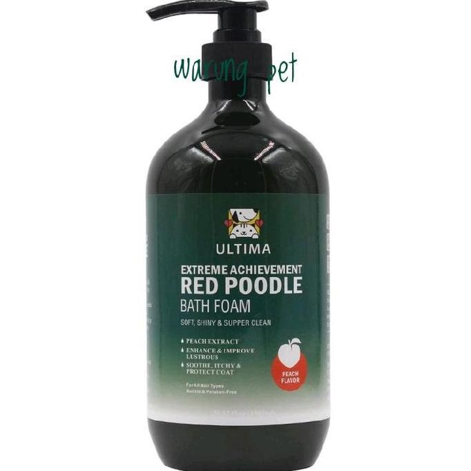 Ultima Red Poodle Dog Shampoo 1000ml - Shampoo Anjing Poodle