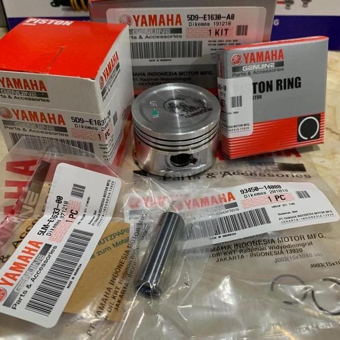 Piston Kit Ring Set Vega Zr New Jupiter Z Asli Ori Yamaha 5D9-E1630-A0